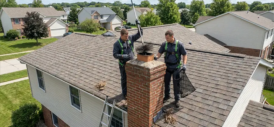 Bird Removal From Chimney in Oakton