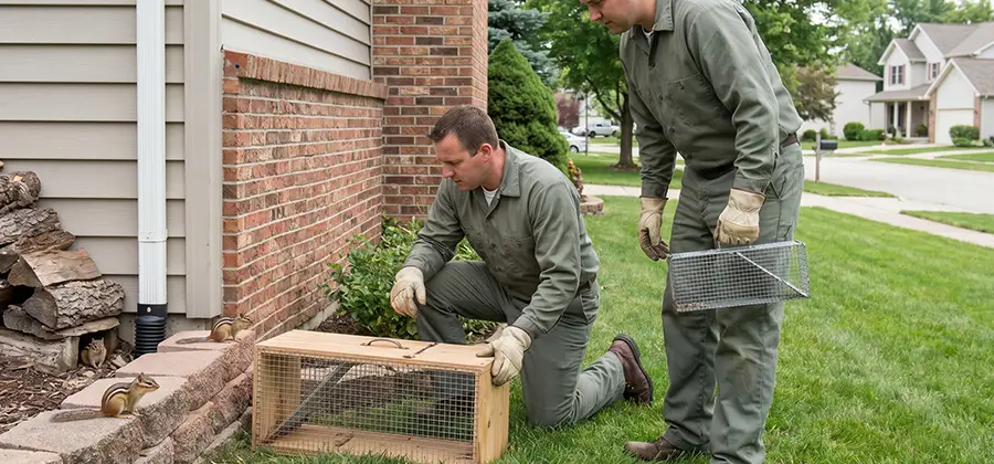 Remove Chipmunks From Yard in Oakton