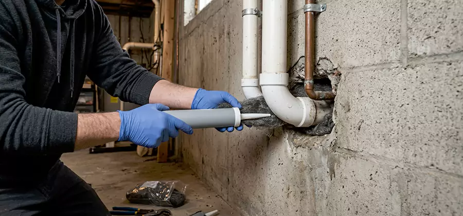 Mouse Proofing Pipes in Oakton