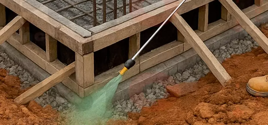 Foundation Slab Termite Treatment in Oakton